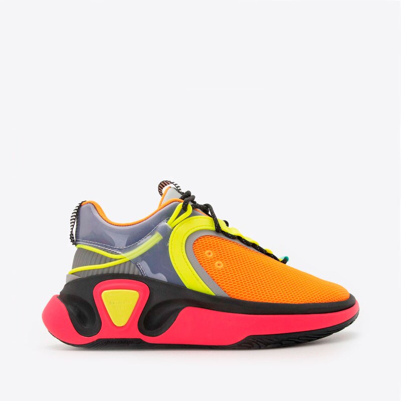 In-Stock Balmain Spring/Summer New B-Runner Series Color-Blocking Breathable Men's Casual Sports Shoes