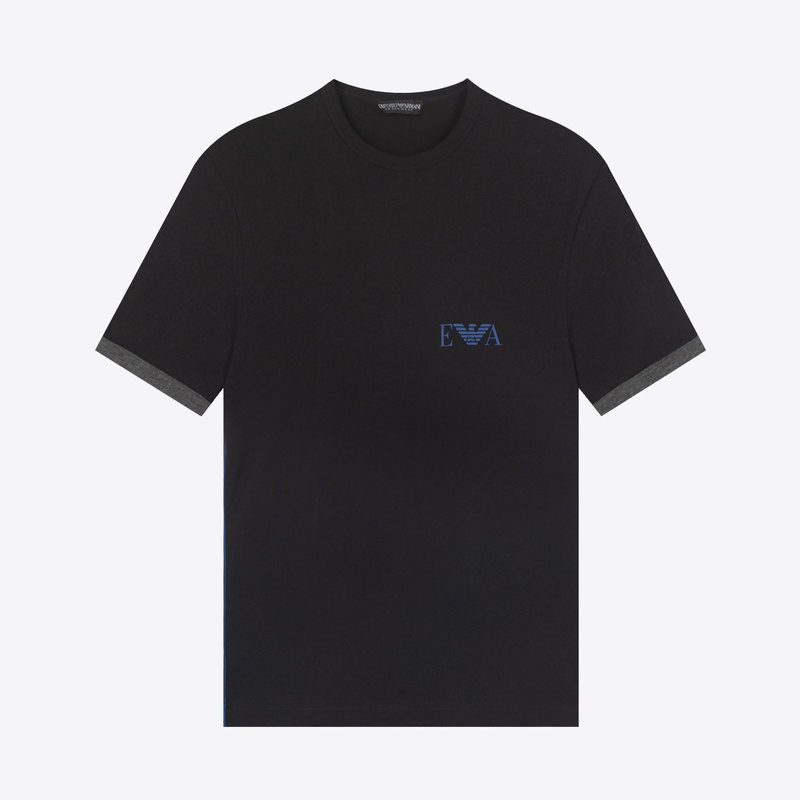 In Stock Emporio Armani Armani Ea New Product Eagle Logo Round Neck Simple Men's T-Shirt Short-Sleeved T-Shirt In Stock Emporio Armani Armani Ea New Product Eagle Logo Round Neck Simple Men's T-Shirt Short-Sleeved T-Shirt