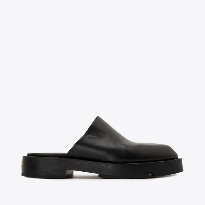 In-Stock Givenchy Givenchy Spring/Summer New Leather Men's Casual Slip-On Clogs Leather Shoes