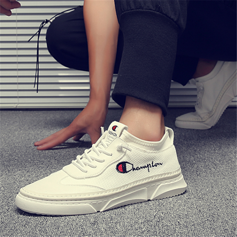 Men's shoes 2022 new small white shoes men's all-match set feet Korean version of the net red trend net surface summer breathable tide shoes shoes