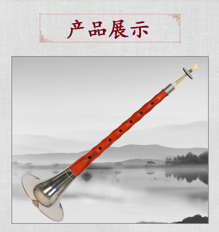 Nhà máy sản xuất gỗ gụ trực tiếp D 唢呐 adult người lớn mới bắt đầu bộ dụng cụ gió quốc gia ocarina
