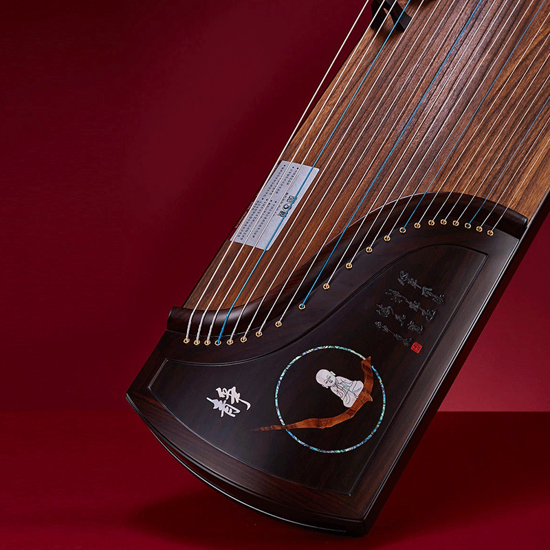 The Humor rhymes with the Kite Qi and the Leisure U808 Treasured Professional Playing Grade Yangzhou Solid Wood Broadleaf Yellow Sandalwood Guzheng