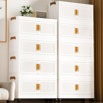 Installation-free storage cabinet storage cabinet home bedroom wardrobe childrens clothing toy storage cabinet snack cabinet