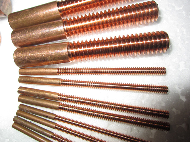 Red copper thread electrode copper electric spark discharge electrode copper tap M2 M3 M4 M6 M8 M10 M12