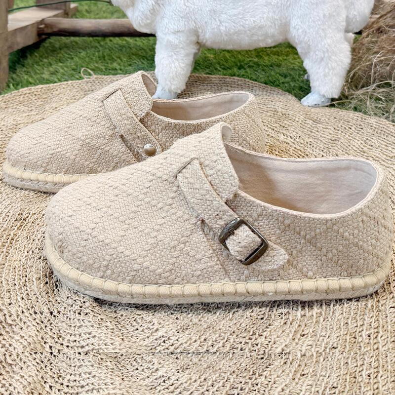 [Handmade Intangible Cultural Heritage] Hemp Hand-Woven Adjustable Women's Breathable Shoes for All Seasons 2513