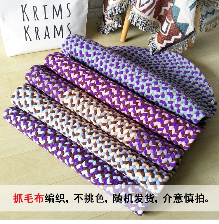 Xuất khẩu thảm đay dệt bằng tay Bắc Âu vào nhà bếp thảm phòng tắm thảm cửa sản phẩm vi mô