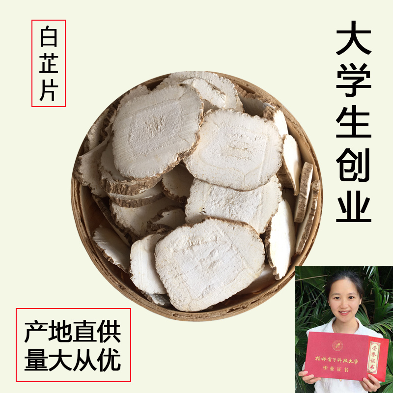 Angelica Chinese medicine spices 500 grams of angelica angelica tablets optional large pieces of fishy can be ground to make a mask