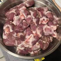 Huaying duck heart 500g bagged pet raw bone meat ingredients cooked homemade