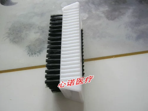 Гигиеническая двусторонная деревянная щеточка для ногтей, щетка