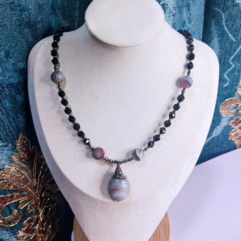 Design Service Harry X Special Magic Academy Series Black Beaty Necklace Custom Straight Podcast To See Physical Friends