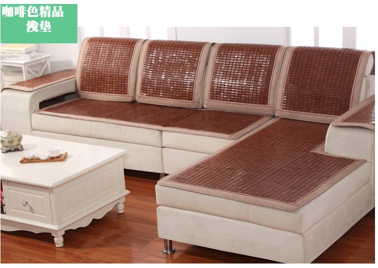 Mùa hè Mahjong mat sofa đệm phòng khách gỗ gụ kết hợp sofa chống trượt đệm cửa sổ bay đệm mùa hè ghế đệm tre mat