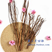 New products Young teacher pocket Multi-head bifurcated twigs Flower arrangement accessories Kindergarten wall decoration materials Hemp rope disc