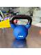 Solid Cast Iron Dipping Kettlebell with Colorful Handle, Dumbbell for Home Gym Arm and Back Training, Ballbell for Sit-Ups