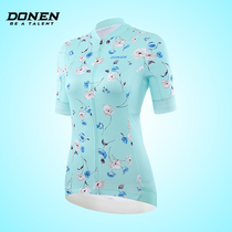 DONEN Dawn riding to womens summer short sleeve bike breathable speed dry riding blouses ladies sport gear