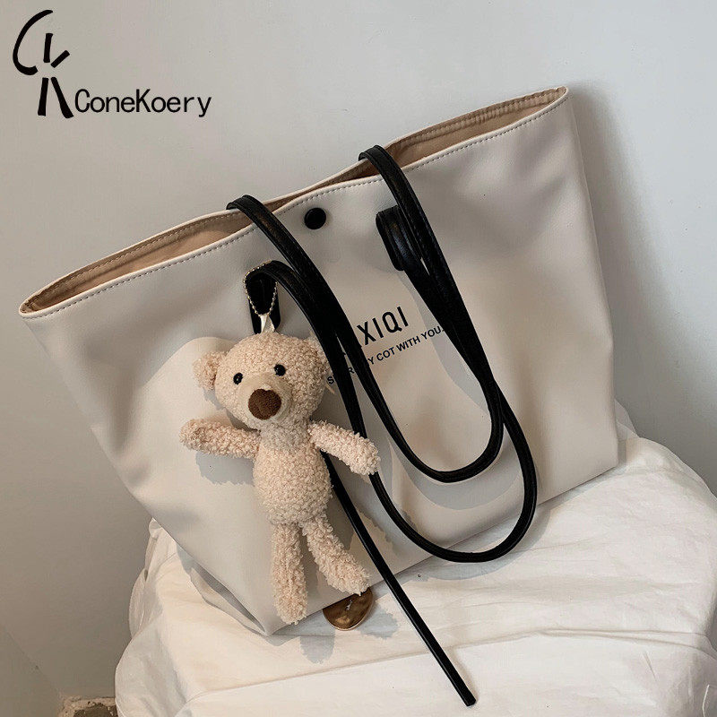 ConeKoery genuine leather bag with female large capacity 2022 new net red single shoulder bag commuter special handbag handbag