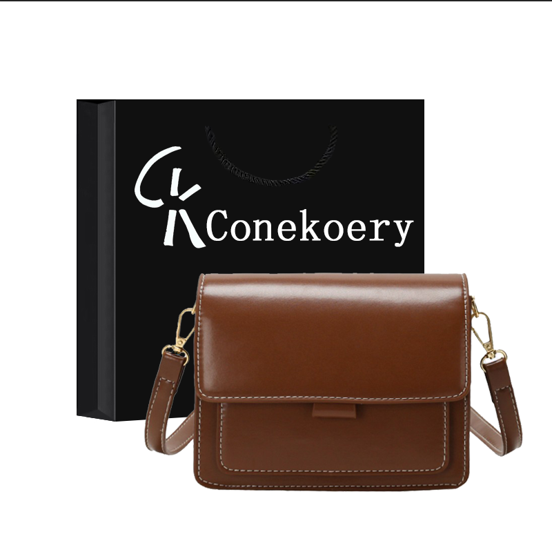Flagship leather new texture bag girl 2022 new Han edition bag bag simple retro - cure bag