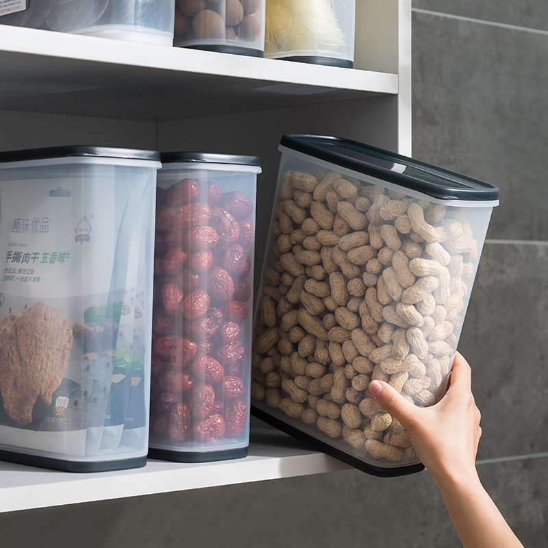 Japan imports large-capacity sealed storage tank dry cargo nut moisture-proof plastic barrel core grain container box