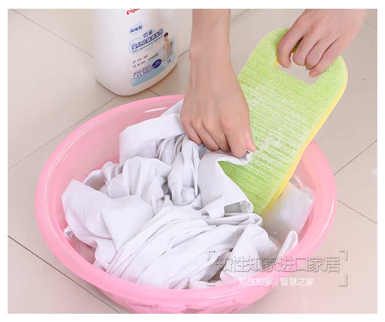 cây lăn bụi quần áo Hộ gia đình nhỏ rửa bảng nhỏ giặt tay cầm quần áo nhỏ giặt bàn chải chống trượt giặt bồn tắm poke bảng - Hệ thống giá giặt máy cắt lông xù vải