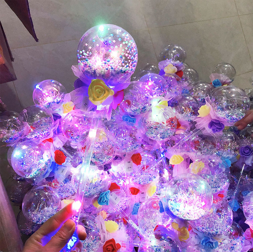 Star ball magic wand Fairy flash stick Net red Bobo Ball children's gift small toys hot to push the supply