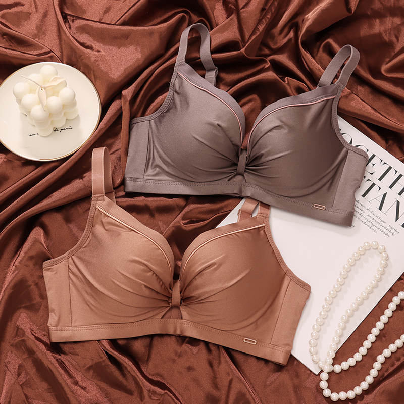 Small breasts must enter thickened bra super thick on the support can not empty cup a cup extra thick underwear women gather artifact flat chest special