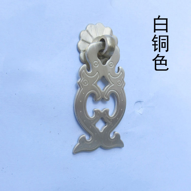 New Chinese furniture Furniture White Copper Handle Vintage Shoes Cabinet Door Drawers Full Copper Accessories Vintage Pure Copper Handle