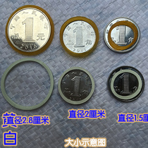 Wholesale small apron rubber band niu pi jin rubber band elastic yellow diameter 1 5CM 2CM