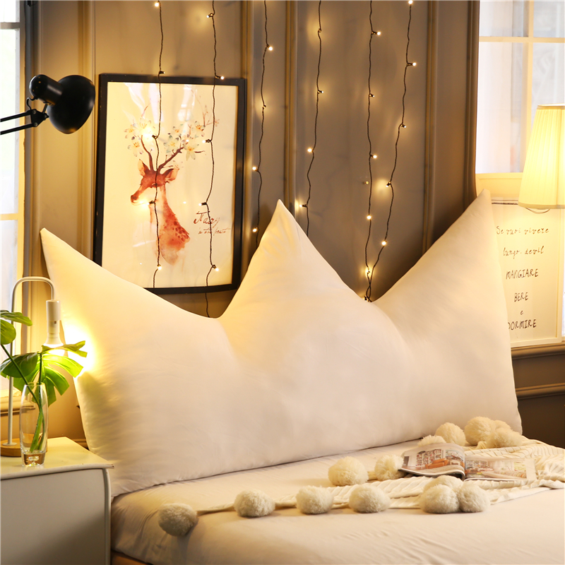 Nordic Crown Bed Head Cushion Ins Net Red Pillow Double Pillow Bed