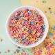 Colorful Fruit-Flavored Cereal Rings, Cereal Balls, Cake Decorations, Colorful Balls, Dessert Pop-Cup Ice Cream Decorations