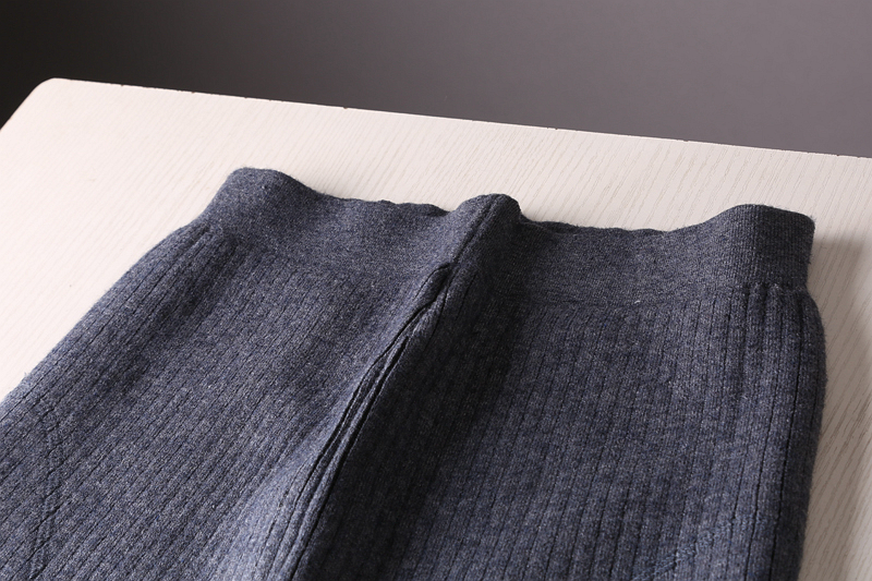 Cashmere + len Đàn hồi cao mùa đông nam dày nặng ấm nhung mỏng đàn hồi eo quần ấm quần lót nam
