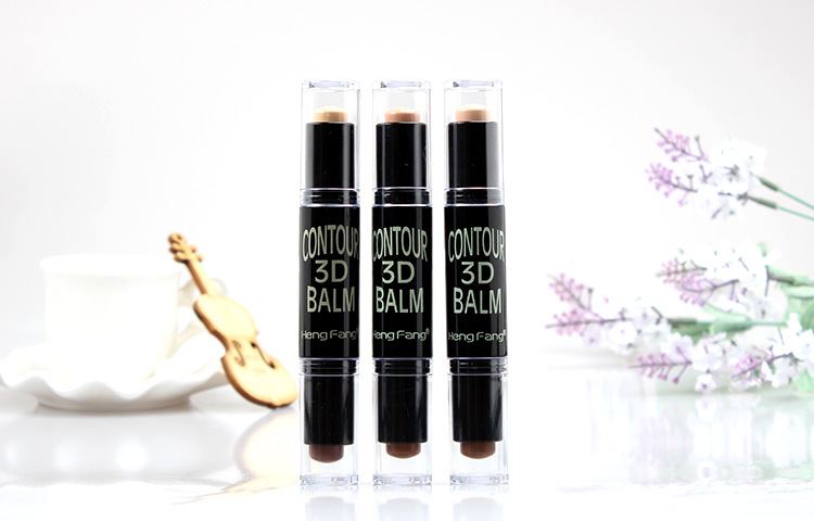 Đúp đầu sửa chữa thanh che giấu nổi bật sáng bóng mũi bóng có độ bóng cao bột stereo V mặt thanh ánh sáng cao nằm tằm bút highlight bắt sáng