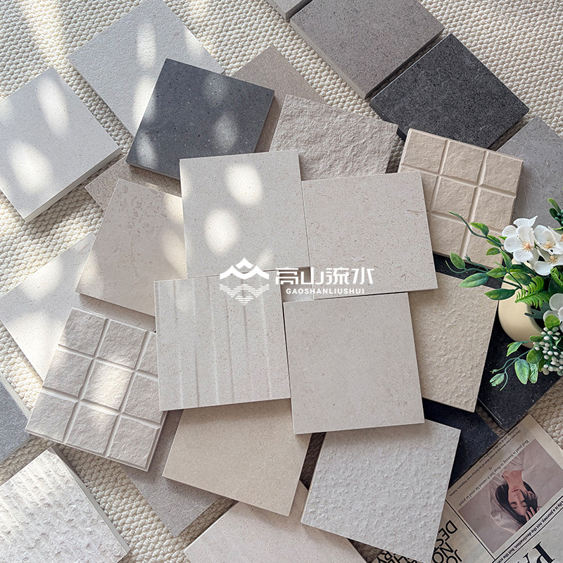 Outdoor Paving Stone with Chiseled Surface, Courtyard Brick with Grooves, Full-Body Basalt Stone for Exterior Walls, Villa Garden Background Quartz Brick