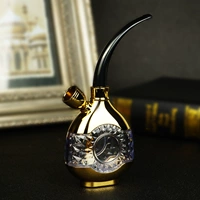 Z81 Золотой бинг с ночным клубом светодиодного освещения (дым Shri/Ground Smoke/гладкий гладкий горшок и три использования) Трубки -содержащие трубки