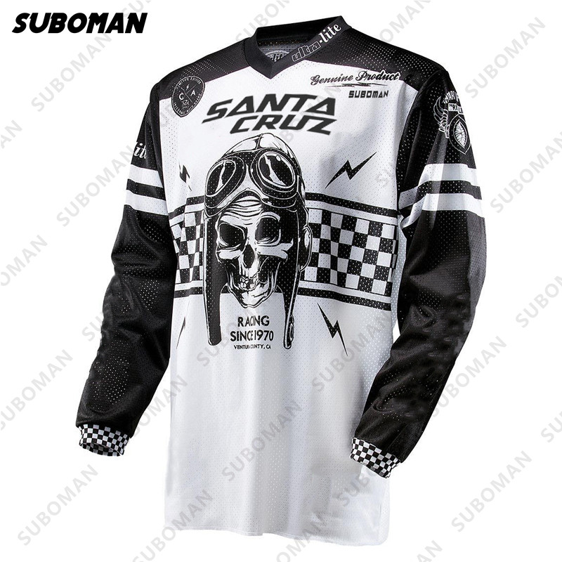 MTB mountain bike downhill suit long-sleeved off-road vehicle suit quick-drying breathable riding suit BMX jersey custom summer