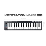 M-AUDIO KeyStation Mini 32 MK3 Portable MIDI -клавиатура Устройство клавиатуры Импорт клавиатуры