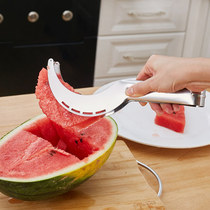 New watermelon cutting artifact Watermelon slicer cutting knife Fruit divider Fruit cutting device stainless steel thickening