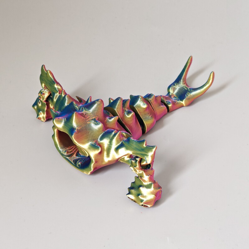 Cross-Border New Product: 3D Printed Multi-Jointed Movable Deep Sea Hunter Model Toy