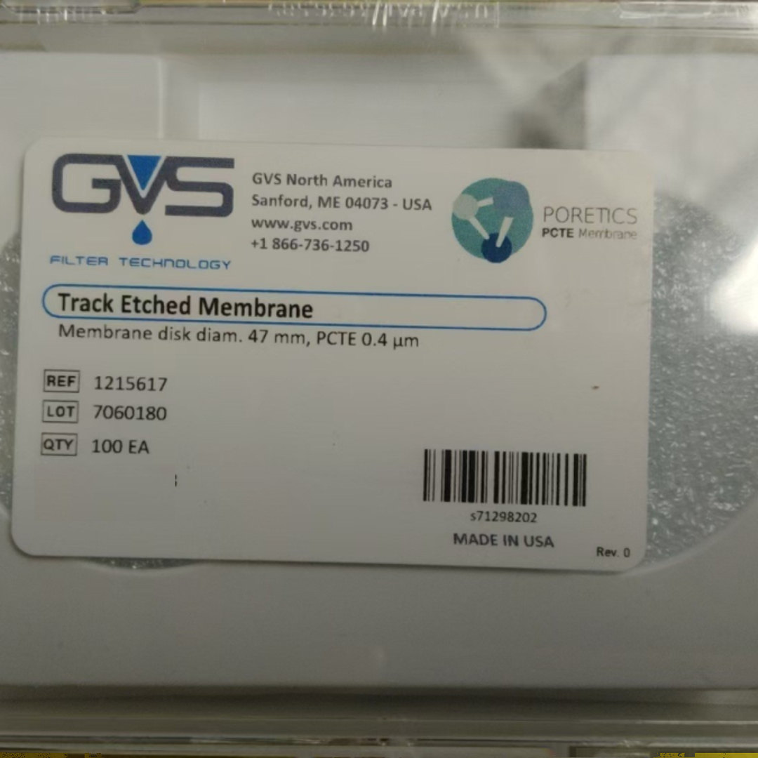 美国GVS亲水聚碳酸酯滤膜 47mm 0.4um 1215617 0.6um 1215620