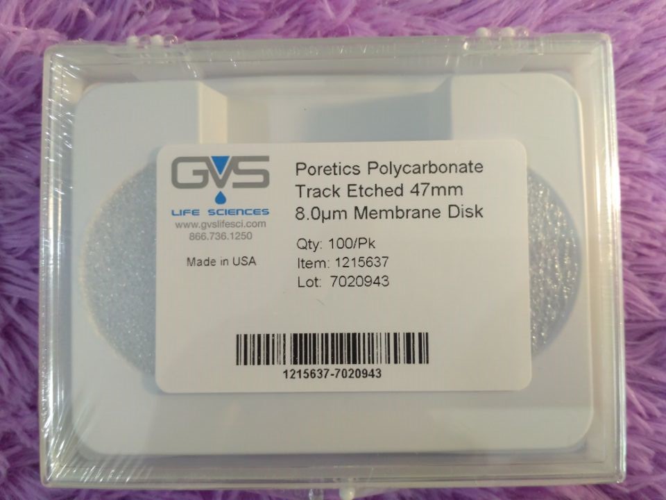 膜法空间47mm聚碳酸酯滤膜PCTE 8.0um等同Whatman111114 探索计划