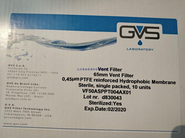 美国GVS过滤器65mm 0.45um空气过滤 CEMS除尘除水防水透气