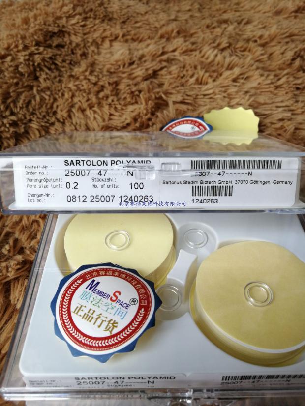 膜法空间47mm  0.2umCA纯醋酸纤维素滤膜11407德国进口不含硝酸