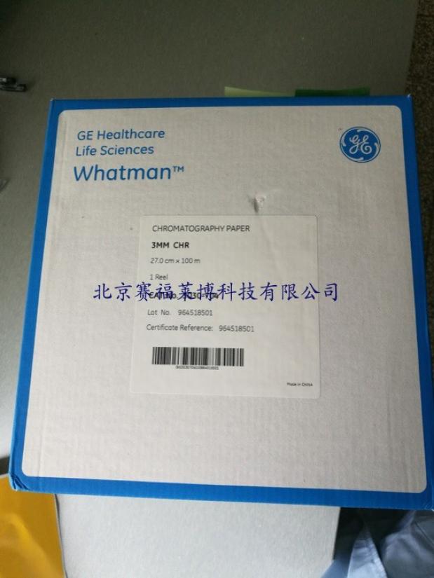 Whatman货号3030-704 3MM Chr纤维素层析纸 27.0cm&times;100m