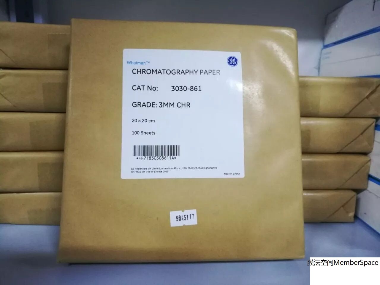 英国Whatman 3030-861 3MM Chr纤维素层析纸20x20cm 3030-10133