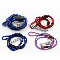 Middle and Large Dog Short Rope Drag Rope Pet Short Rope Spring Buffer Dog Rope Strap
