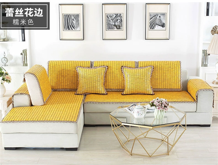 Mùa hè sofa đệm mahjong mat đệm mùa hè tre mat mát pad non-slip sofa đệm ghế máy tính đệm tùy chỉnh đệm trải ghế sofa