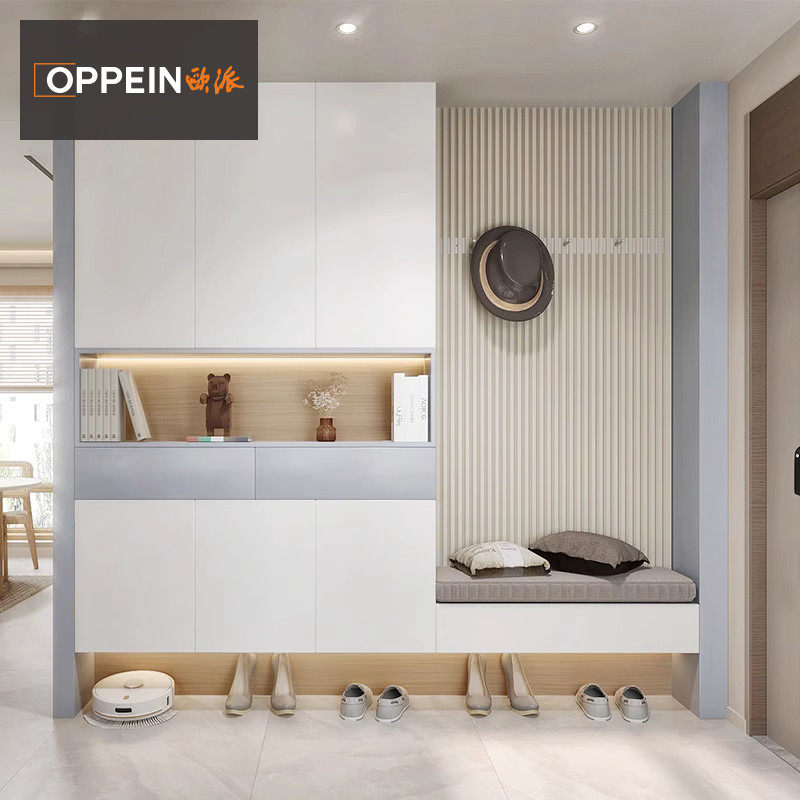 Europai Full House Custom Shoe Cabinet Doorway Large Capacity Entrance to the family Housekeeping Cabinet Integrated Lockers 2023 New-Taobao