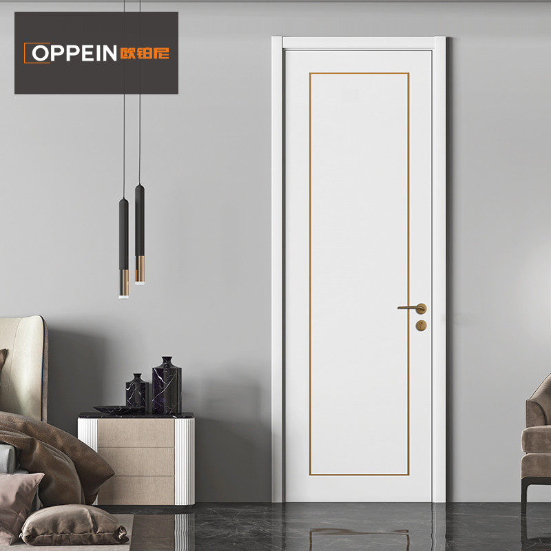 Oboni wood door Interior door Wild bedroom silent door set Menno luxury paint-free soundproof door Study door
