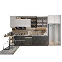 Oppein kitchen cabinet customization package modern simple home integrated cabinet stove cabinet integrated storage cabinet customization
