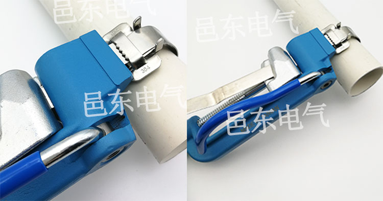 YDBT001 rocker loại thép không gỉ tie dây đai máy móc biển báo ống thép máy đóng đai đai kẹp - Thiết bị đóng gói / Dấu hiệu & Thiết bị bảng tên đeo áo