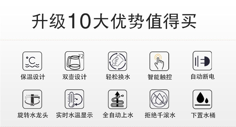 máy lọc nước chính hãng Haier uống trà thanh dọc xô dọc văn phòng nhà thông minh tự động nước mới đa chức năng - Nước quả nước kangen panasonic