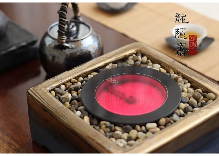 Long Yinzhai bếp điện gốm câm nhà Đức nhập khẩu nồi sắt nồi đồng nồi bạc nồi gốm thủy tinh nấu bếp pha trà - Bếp điện bếp từ hay bếp hồng ngoại